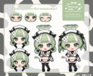 デフォルメ2等身イラスト ❀ 制作いたします ✿ SD２等身はこちらで受付しております ✿ イメージ10