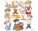 ゆるりとかわいいシンプルイラストお描きします アイコンにおすすめ！美大卒イラストレーターがお描きします◎ イメージ2