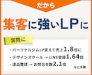 集客に強いLPを制作します ライティングからデザインまで対応 イメージ6