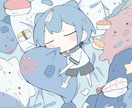 ゆるかわSD・ミニキャライラスト制作します 活動やグッズをそっと彩る、もちっと可愛いをお作りします⟡. イメージ4