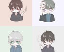 アイコン等に使えるミニキャラやイラストを作成します ゆるくてふわふわな雰囲気の可愛いイラストをお描きします！ イメージ3