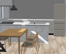 間取り図から3D画像作成ます ご要望には出来るだけ対応させていただきます。 イメージ2