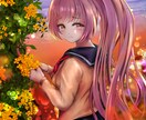 ふんわりかわいい女子なイラストを描きます キャラクター、挿絵、動画、アイコンなどにいかかですか？ イメージ4
