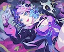 印象的な色彩とリズムで一枚絵／立ち絵など描きます カラフルポップな彩りを。挿絵・動画・配信向け立ち絵など イメージ3