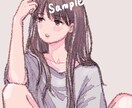 SNSアイコン制作します アナログ風のバストアップイラストです イメージ7