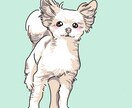 ペットやご自身のイラストアイコン作成します いただいた画像から可愛さプラスでお戻し！ イメージ1