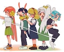 かわいく！あなたのオリジナルキャラクター描きます 可愛く！かっこかわいく！あなたのオリキャラ描かせください！ イメージ4