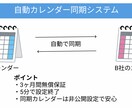 2つ以上のカレンダーの予定を自動で同期します 2社以上の会社で働いているあなたへ イメージ1