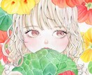 もっちりとしたかわいい女の子のアイコンを描きます 繊細で柔らかいアナログイラストの雰囲気がお好みの方へ イメージ4