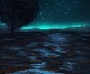 幻想的な星空のイラストを描きます プレゼントや動画内のイラストなどにご利用いただけます。 イメージ6