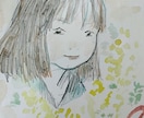優しい雰囲気の似顔絵を制作します やさしいタッチの手描き水彩似顔絵 イメージ1