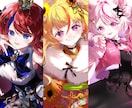平均10日納品！キャラメイン一枚絵、立ち絵描きます 企業実績有、躍動感のある魅力的なイラストが得意です！ イメージ1