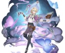 ご希望のイラストなんでも制作します 立ち絵、背景あり、SD、ガチャスプラッシュ風などなんでも！ イメージ6