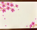 メッセージカード、メッセージボード描きます 水彩画でメッセージカードやメッセージボードを作りませんか？ イメージ1