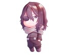 商用OK 透明感あるSDキャラミニキャラを描きます グッズ/MV/SNSアイコン…など イメージ3