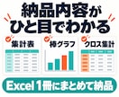 アンケート回答を集計しExcelにまとめます 300件・10問まで。件数・割合・グラフを納品 イメージ2