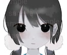 細くて繊細な女の子のアイコン絵を描きます サブカル系や地雷系など、若い世代に人気の絵柄でお届けします！ イメージ1
