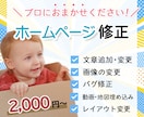 ホームページ・LPを修正/更新いたします Web制作のプロがスピーディにWebサイトの修正/更新します イメージ1
