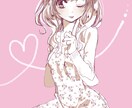 簡易イラスト描きます SNSアイコン、動画用1枚絵イラスト描きます イメージ6