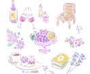 優しい雰囲気のイラストお描きします 手描き風の柔らかい線を生かした可愛いイラスト イメージ5