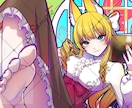 サムネイルや歌ってみたに使える1枚絵を制作します 目を惹く色使いで印象に残るイラストを！ イメージ2