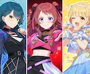 ミニキャラから一枚絵まで可愛く描きます かわいく華やかな女の子イラストが得意です。 イメージ8