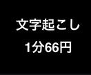 15分1000円から動画、音声の文字起こします 動画、音声の文字起こしを行います。 イメージ1