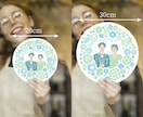 結婚式の後もお家に飾れるウェルカムボード作ります 色も選べる！北欧風リースのようなイラストボード イメージ5