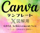 X図解専用　Canva16:9 テンプレ売ります 【目標用図解】を作成する際に使いやすいデザイン20枚セット イメージ1