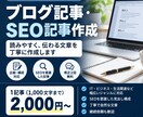 ブログ記事・商品紹介文・SNS投稿文の作成します ブログ・SEO記事を読みやすく丁寧に作成します！ イメージ1