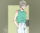 シンプルでオシャレなイラストを描きます SNSアイコンや投稿の表紙などに！ イメージ3