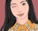 可愛い女の子のイラストを描きます ご自身の似顔絵でも架空の女の子でも、リクエストしてください！ イメージ4
