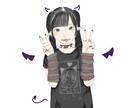 LINEやTwitterに使えるアイコンを描きます サブカル系のツインテール女子を描きました！ イメージ2
