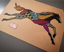 A4② 【切り絵】アニマルアート作ります 世界に一つ！唯一無二のアニマルアート！絶対に後悔させません！ イメージ5