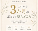 これから3か月の流れを丁寧に読み解きます 四柱推命×数秘で今の流れと整えどころを鑑定 イメージ1
