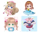 商用可能！可愛いデフォルメイラスト描きます 修正回数無制限！アイコン、配信用、グッズにも使えます♪ イメージ7