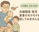 夫婦・育児の悩み、主夫が寄り添います 主夫のリアルだからこそ、その気持ち分かります。 イメージ1