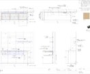 特注家具、造作家具の製作図・意匠図を作成致します ホテル実績多数！プロ仕様で作図対応 イメージ4