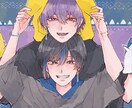 ふんわりかっこよく！ご希望のイラストお描きます 貴方だけのイラストを！素敵なイラストになるよう心掛けてます！ イメージ2