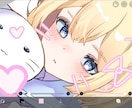 アイコンやバストアップのイラストを描きます アニメ系のそしてかわいい女の子を描きます イメージ4