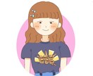 ゆるっとかわいいイラストを制作します SNSのアイコンや挿絵にお使いいただけます！ イメージ2