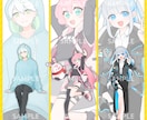 配信活動に！TRPGに！【立ち絵】描きます ＊ポップでかわいい人物・キャラクターイラスト＊ イメージ4