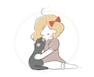ゆるくてかわいい一枚絵描きます 完全オーダー制❁ゆるくてほんわかできるイラストを描きます！ イメージ4