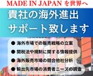 グローバル展開を支援！輸出ビジネスをサポートします 現役の輸出事業者がお手伝いいたします！ イメージ1