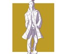 あなたのコーデ、描きます SNSアイコン、広告ポスター色々な面で使いやすい絵です！ イメージ7