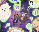 ケモノ・マスコットの一枚絵描きます 主線なしで描くふわっとかわいい一枚絵 イメージ5