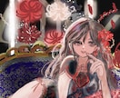 レトロでファンタジーな絵を描きます 個性派,ロリータ、ゆめカワな感じをレトロでかきま。す イメージ6