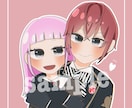 追加料金なし！SNSアイコン/夢絵描きます SNSで使えるアイコン！夢絵イラストを描かせて頂きます。 イメージ5