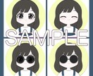 SNSアイコン用 韓国風女の子のアイコン描きます 韓国風の女の子アイコン作成。一部パーツ選択で早めの納期対応 イメージ5