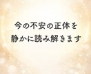 今の不安の正体と向き合い方を読み解きます 言葉と感情から今の心の状態を静かに読み取ります イメージ1